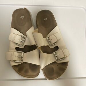 White H&M slides